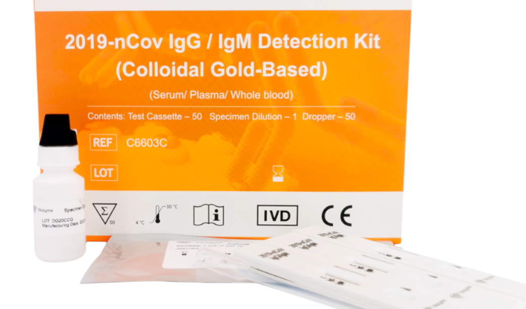 Coronavirus: SARS-Cov-2(COVID-19) IgM/IgG Antibody Test Kit (Colloidal Gold)